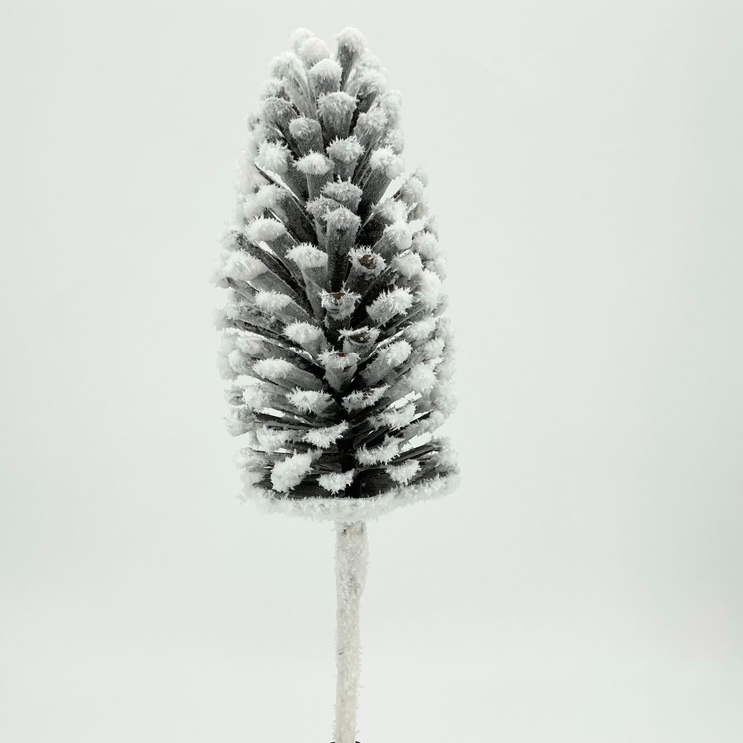 Snowy Pine Cone Pick 17"