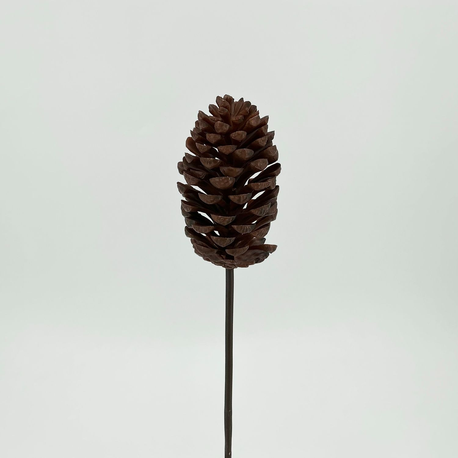 Plastic Pine Cone Pick 14" - Brown
