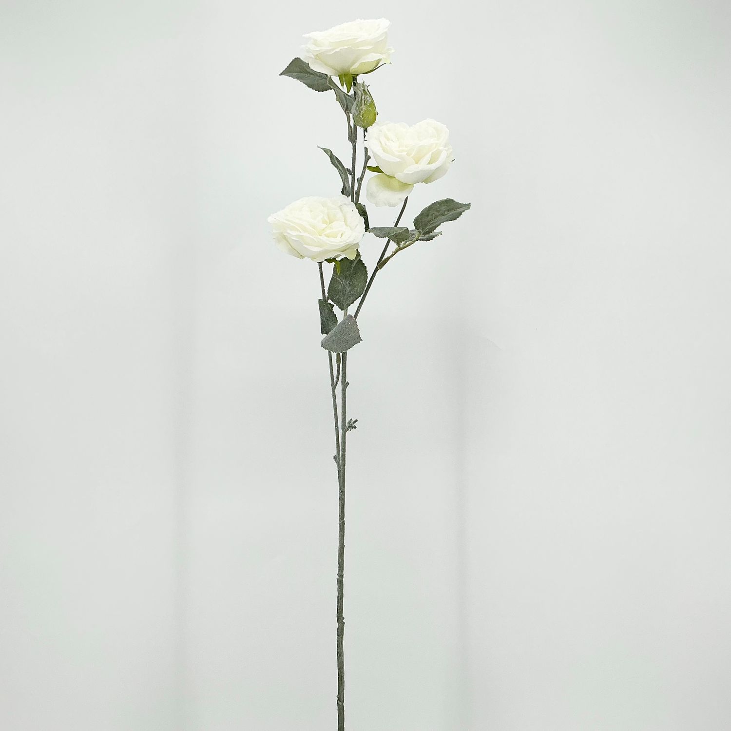 Snowy Rose Spray 32" - White