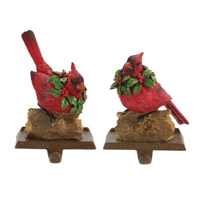 Cardinal Stocking Holder - 2 Styles - Sold Individually