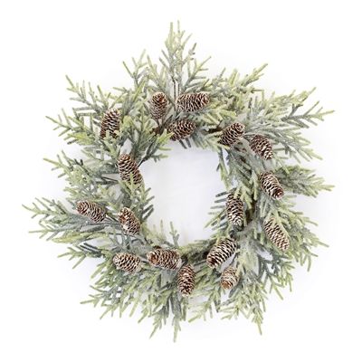 Pine And Cone Wreath - 24"