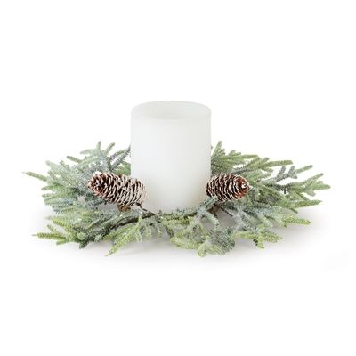 Pine Candle Ring - 14"