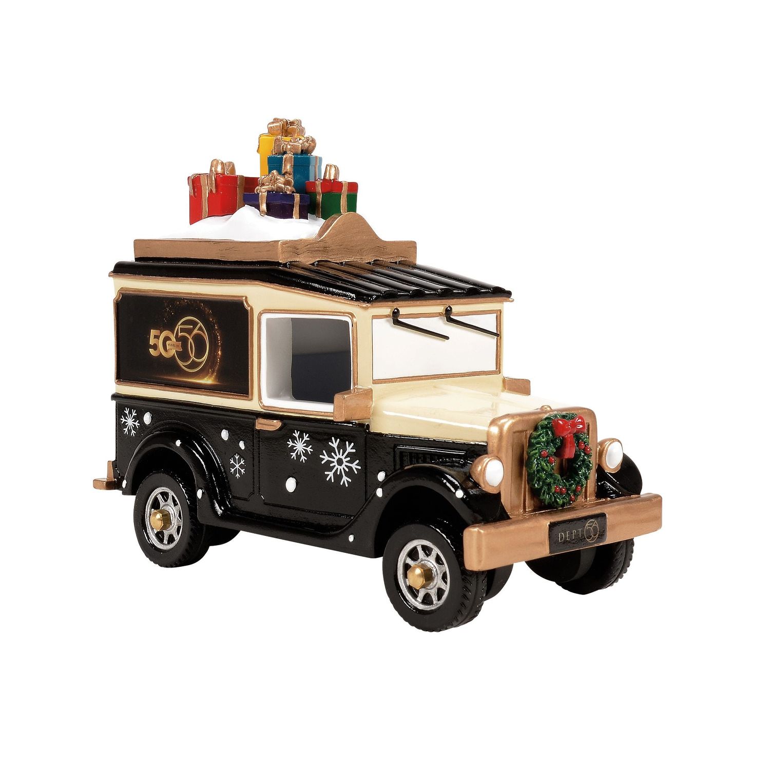 Dept. 56 Snow Village 50Th Village Express Van