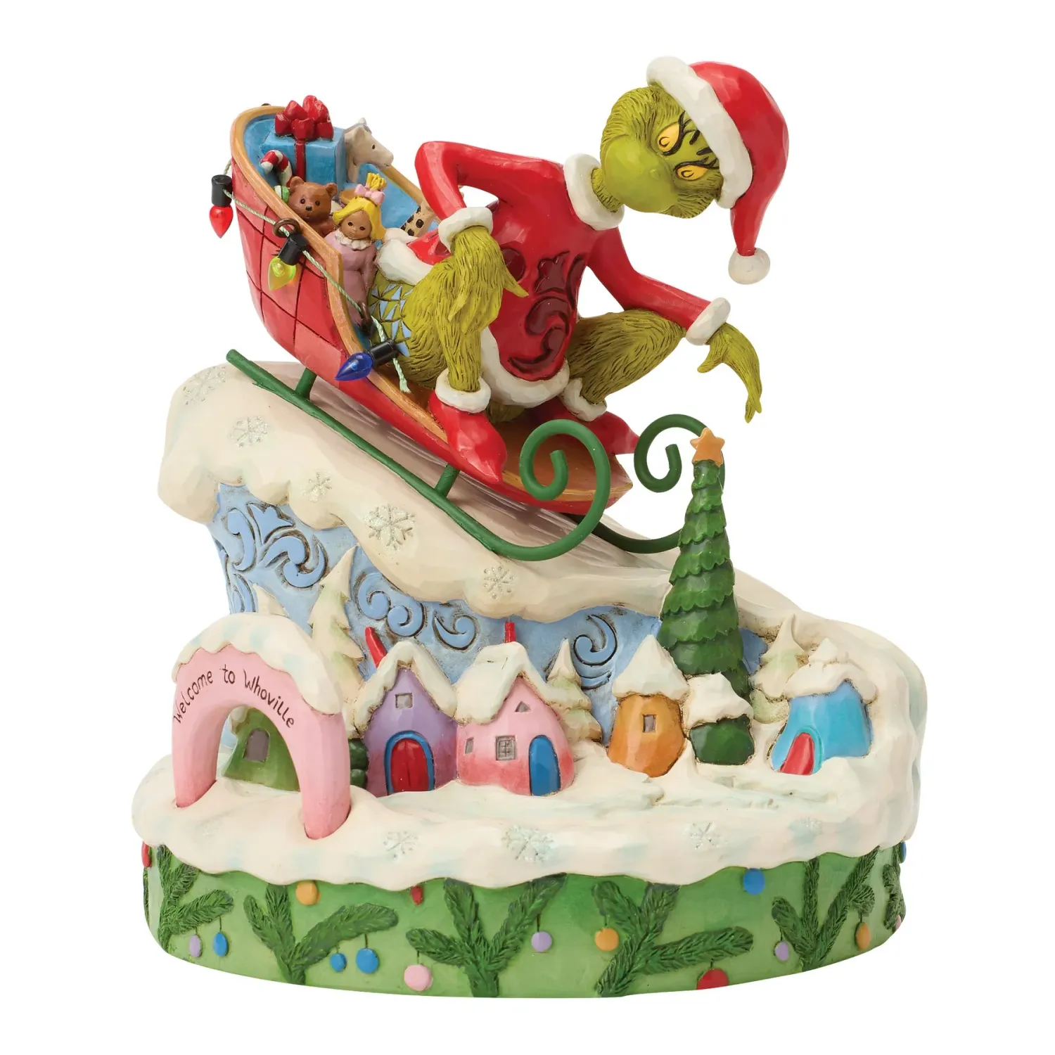 Jim Shore - Grinch On Small Sled