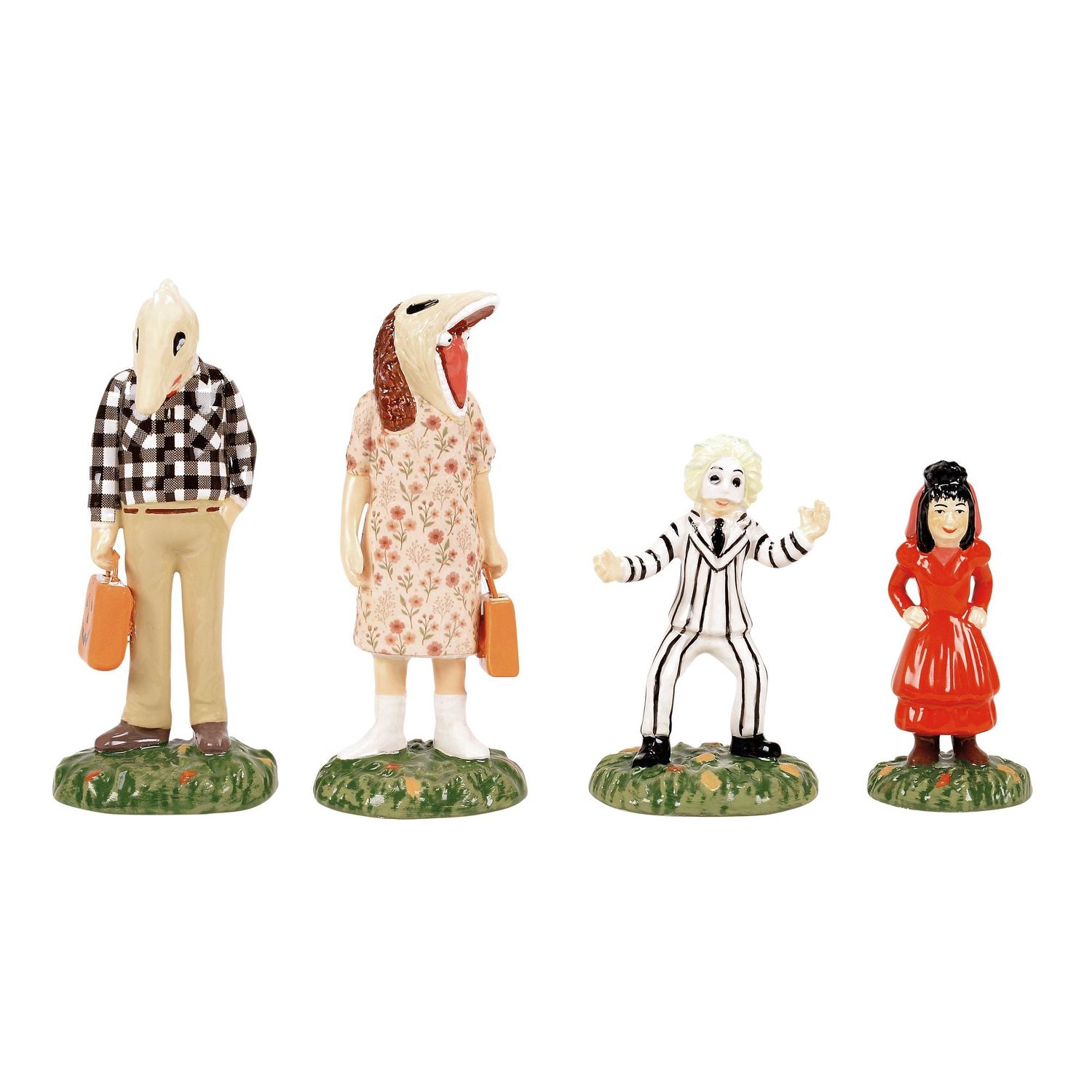 Dept. 56 Halloween Village - Beetlejuice Trick Or Treaters - Set Of 4