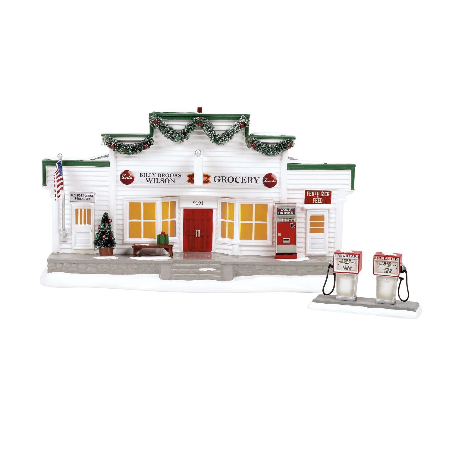 Dept. 56 Snow Village - Billy Brooks Grocer