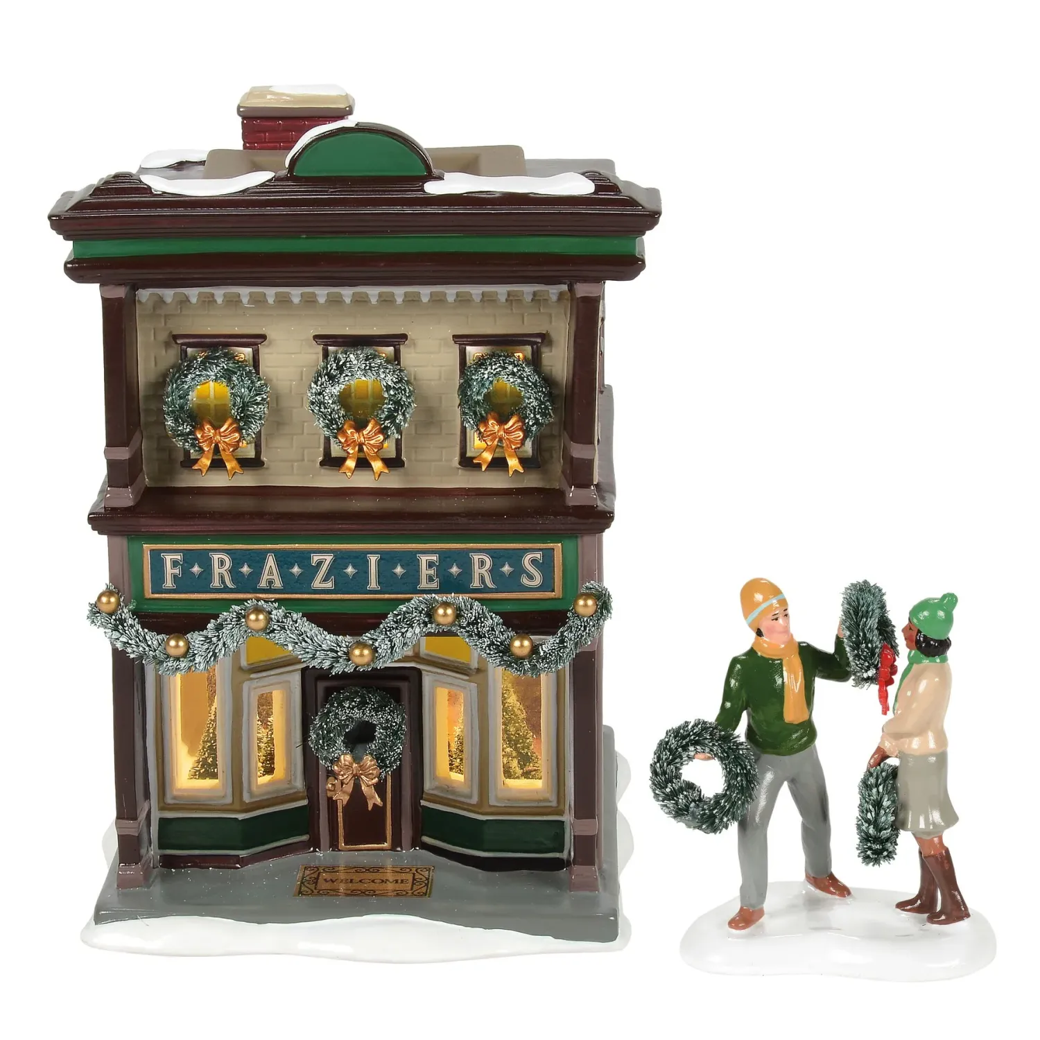 Dept. 56 Snow Village - Frazier's Fresh &amp; Festive w/ Wax Melter