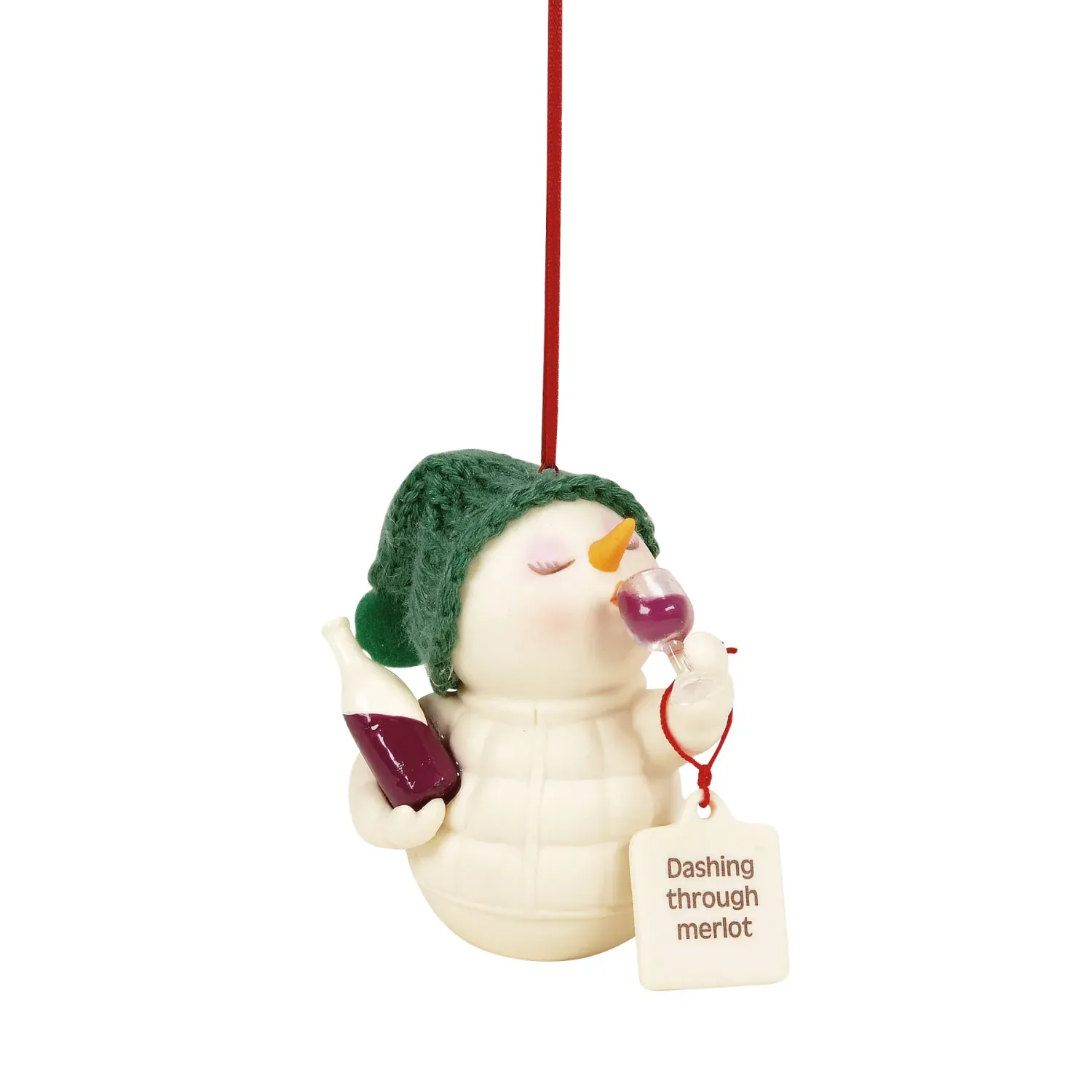 Snowpinions - Dashing Through Merlot Ornament