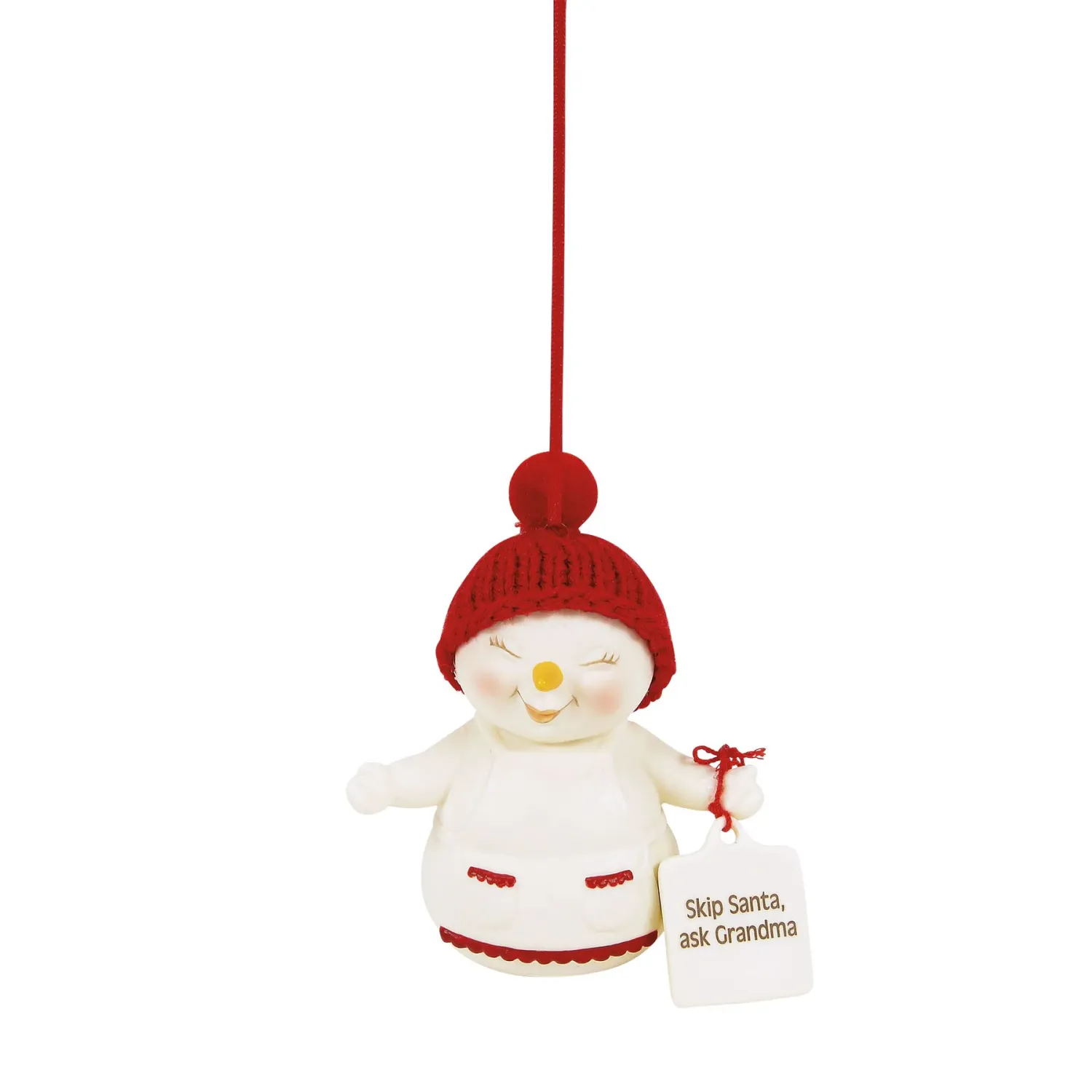 Snowpinions - Skip Santa Ask Grandma Ornament