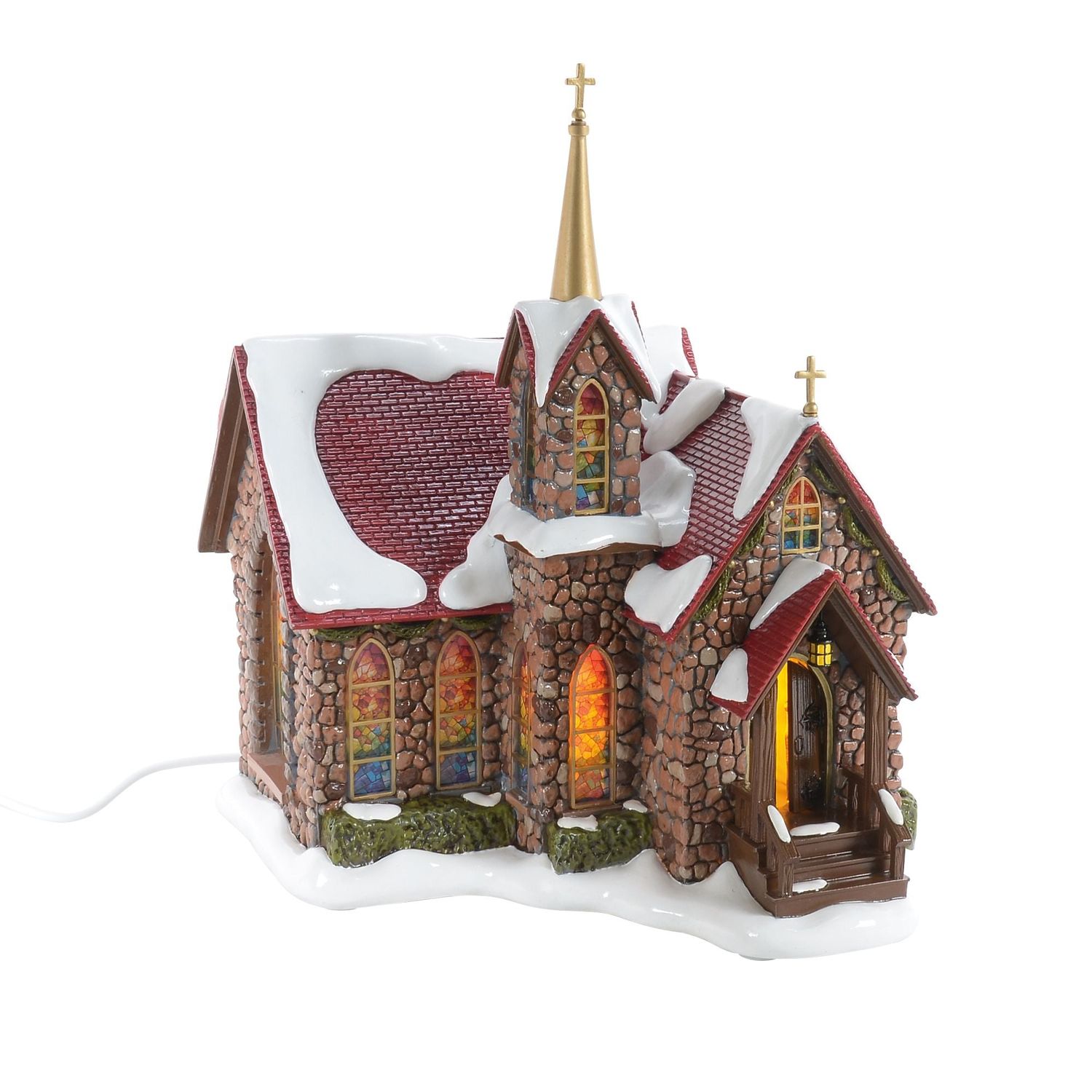 Dept. 56 Snow Village - 50th Chapel Of Abundant Grace