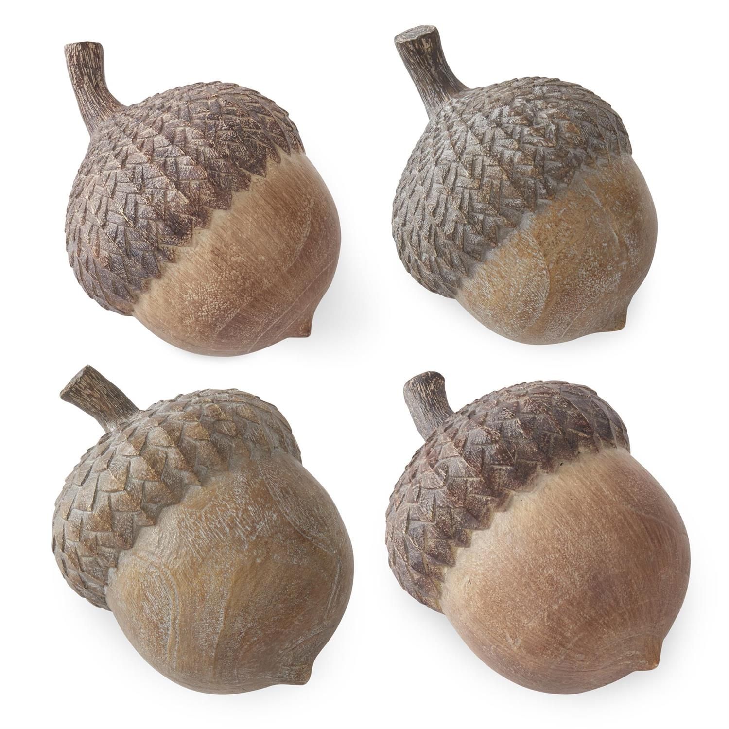 Resin Acorn 4 Styles - Sold Individually
