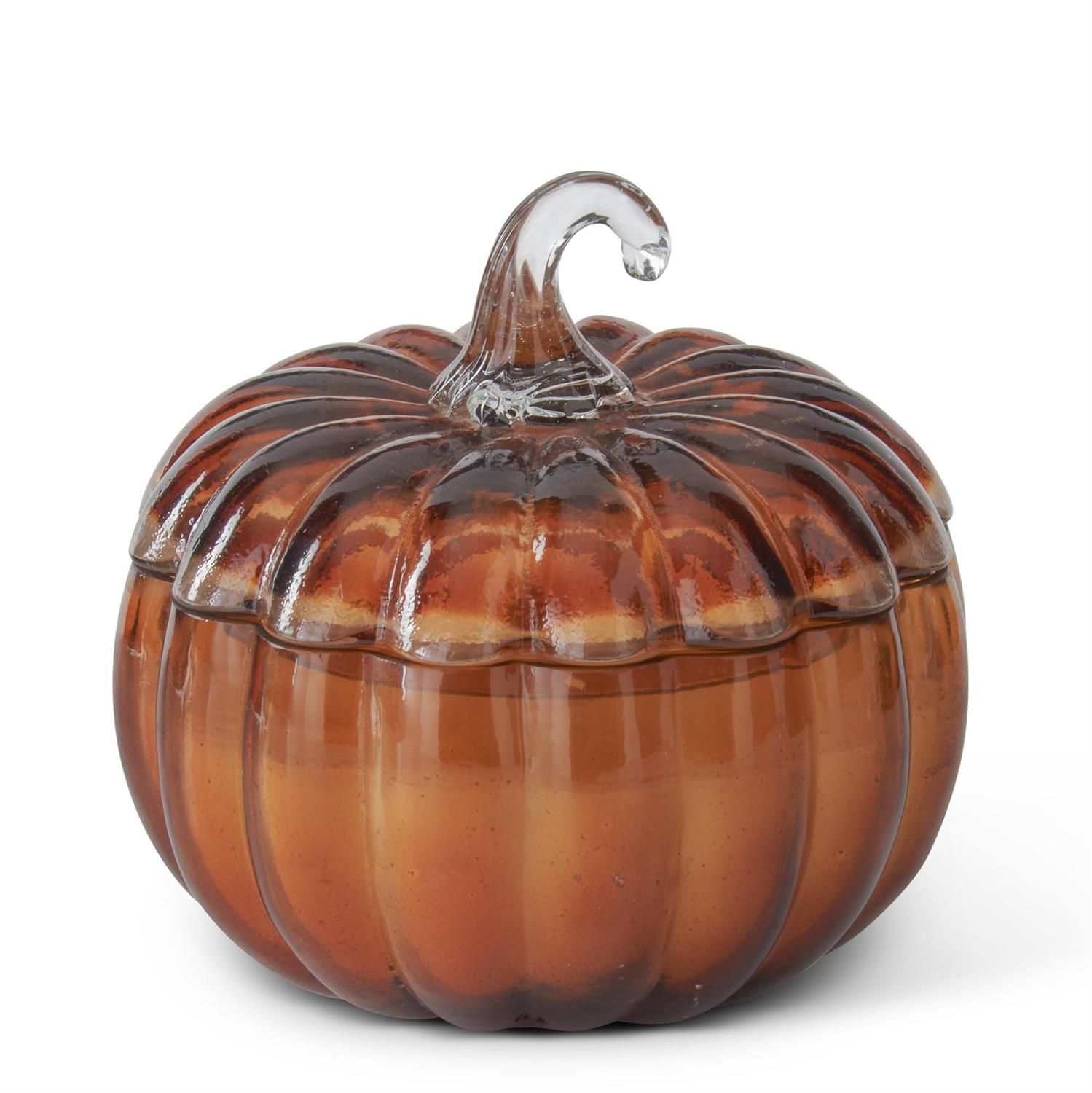 Pumpkin Shaped Candle 5" - 2 Scents - Pumpkin Spice Or Apple Cinnamon - Sold Individually
