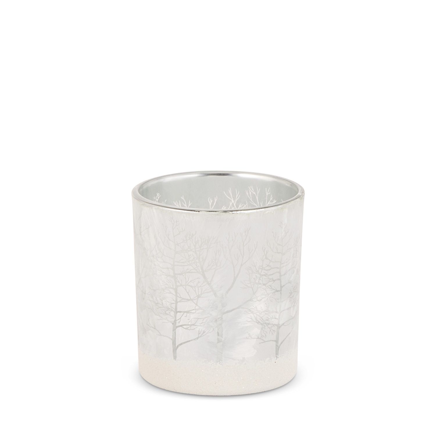 Snowy Forest Candle Holder
