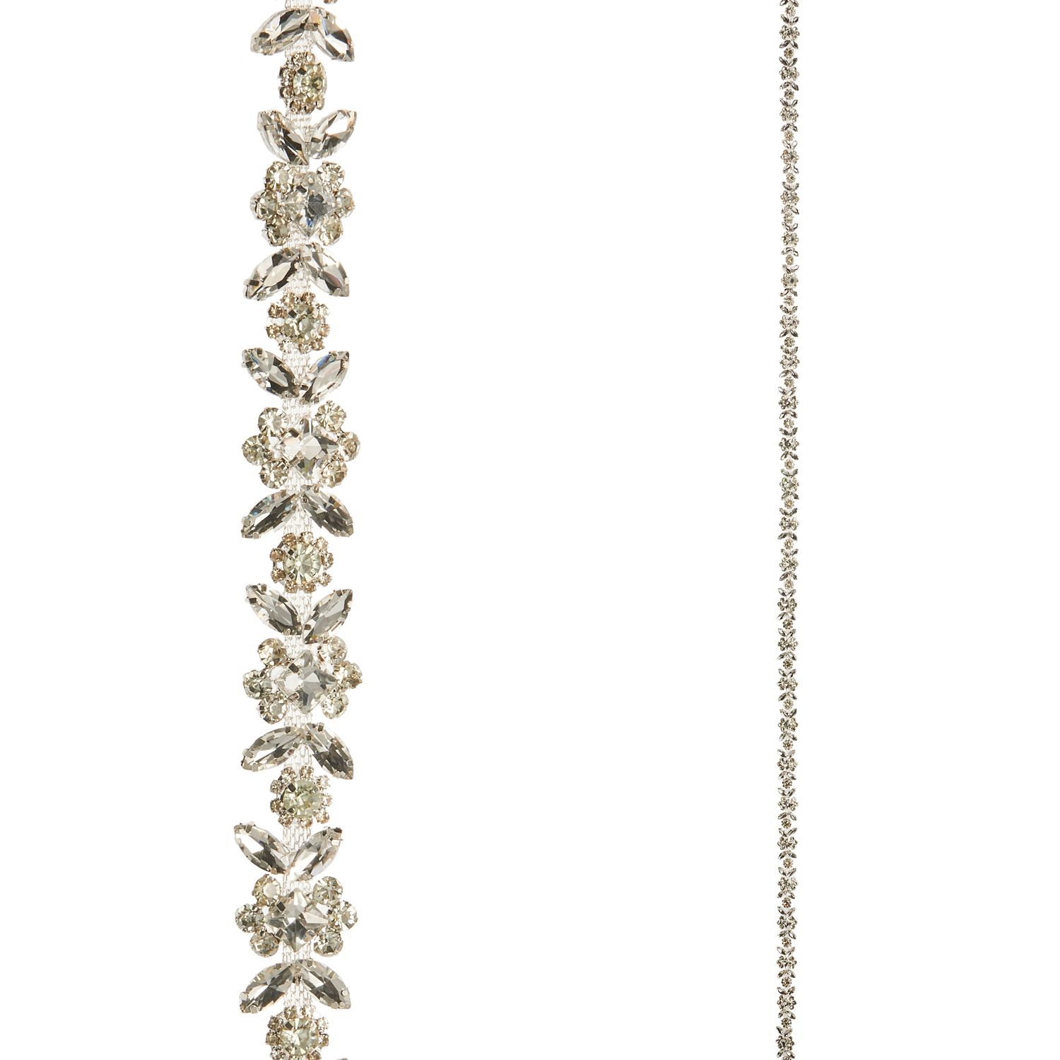 Clear Jeweled Garland 6'