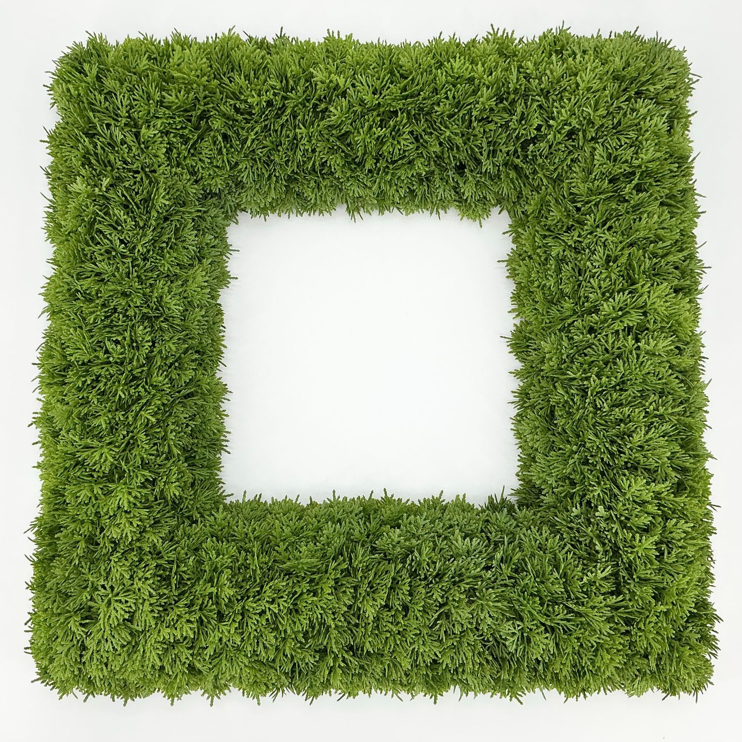 Square Sedum Wreath 24"