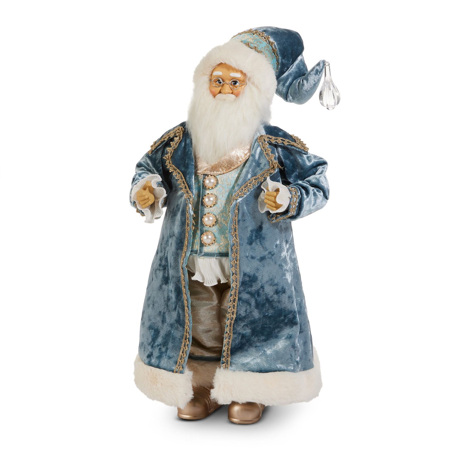 Victorian Santa 18" - Blue