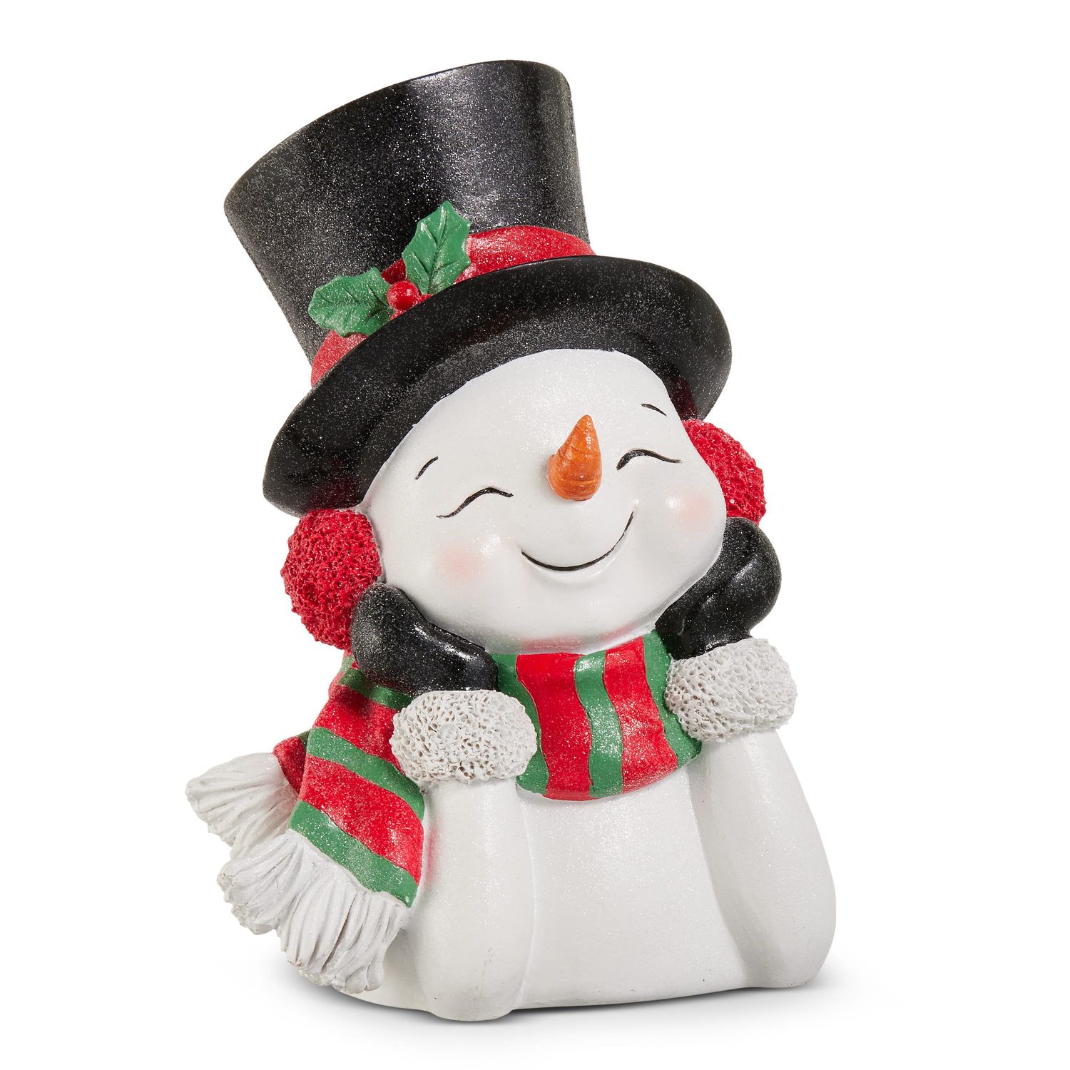 Resin Jolly Cold Snowman 11"