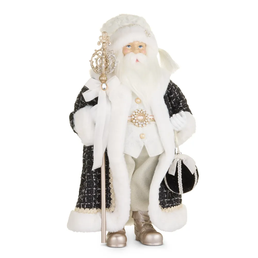 Baubles And Bow Santa 20"