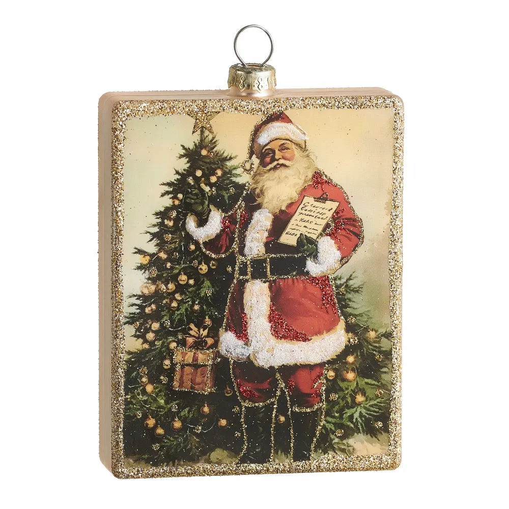 Checking It Twice Ornament 4.5"