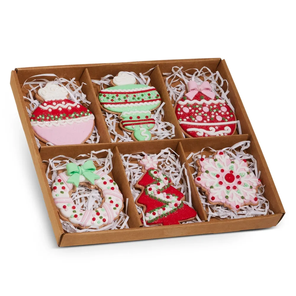 Box Of Cookie Ornaments Set Of 6