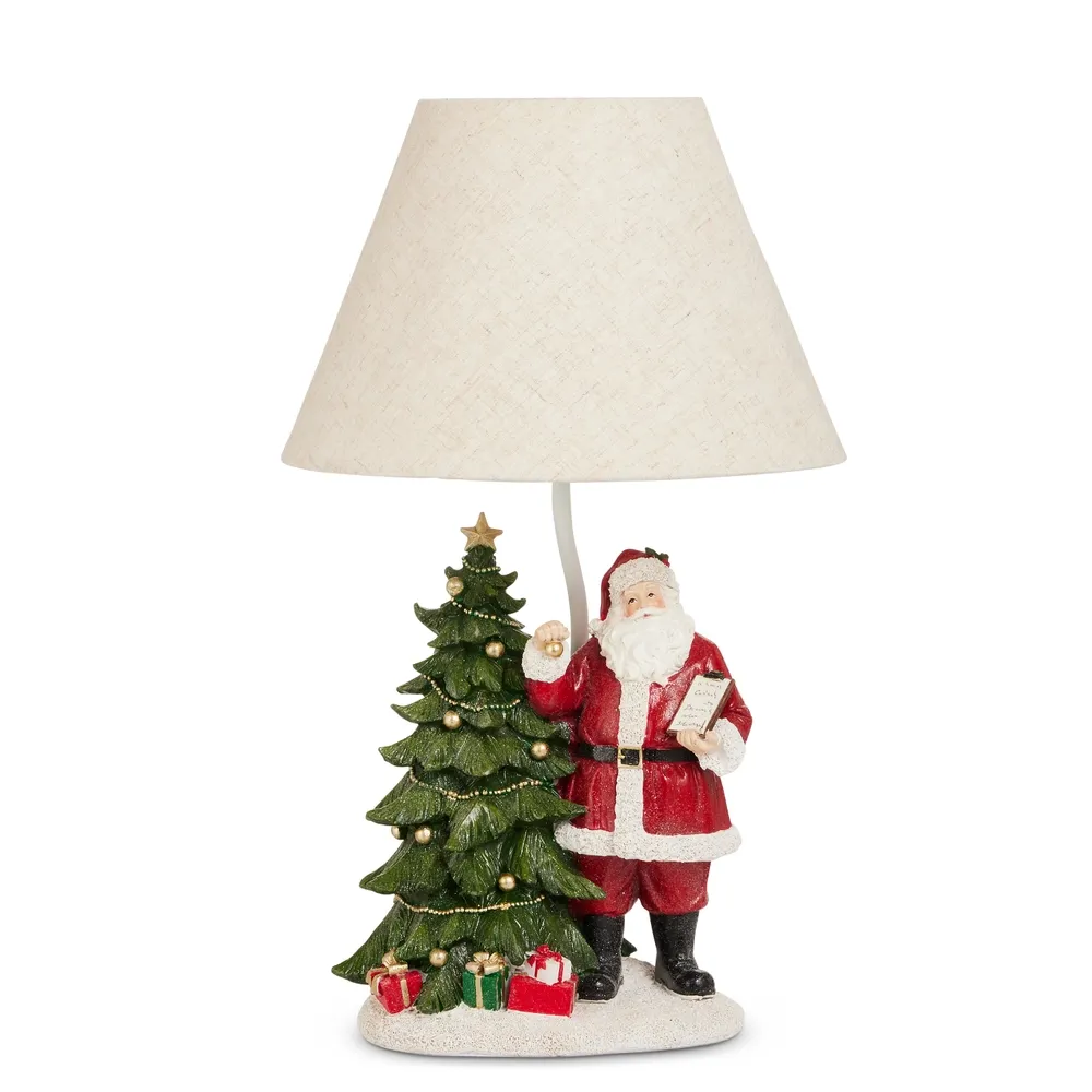 Checking It Twice Santa Lamp 18.5"