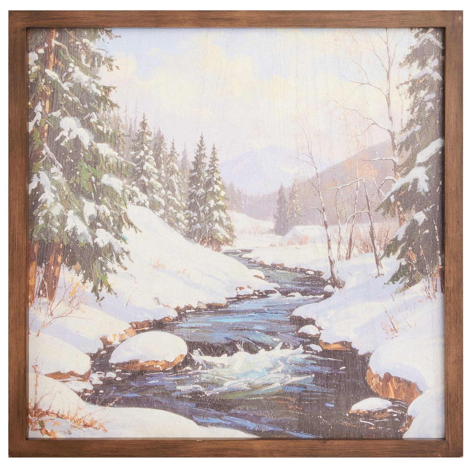Snowy River Wall Art 24"
