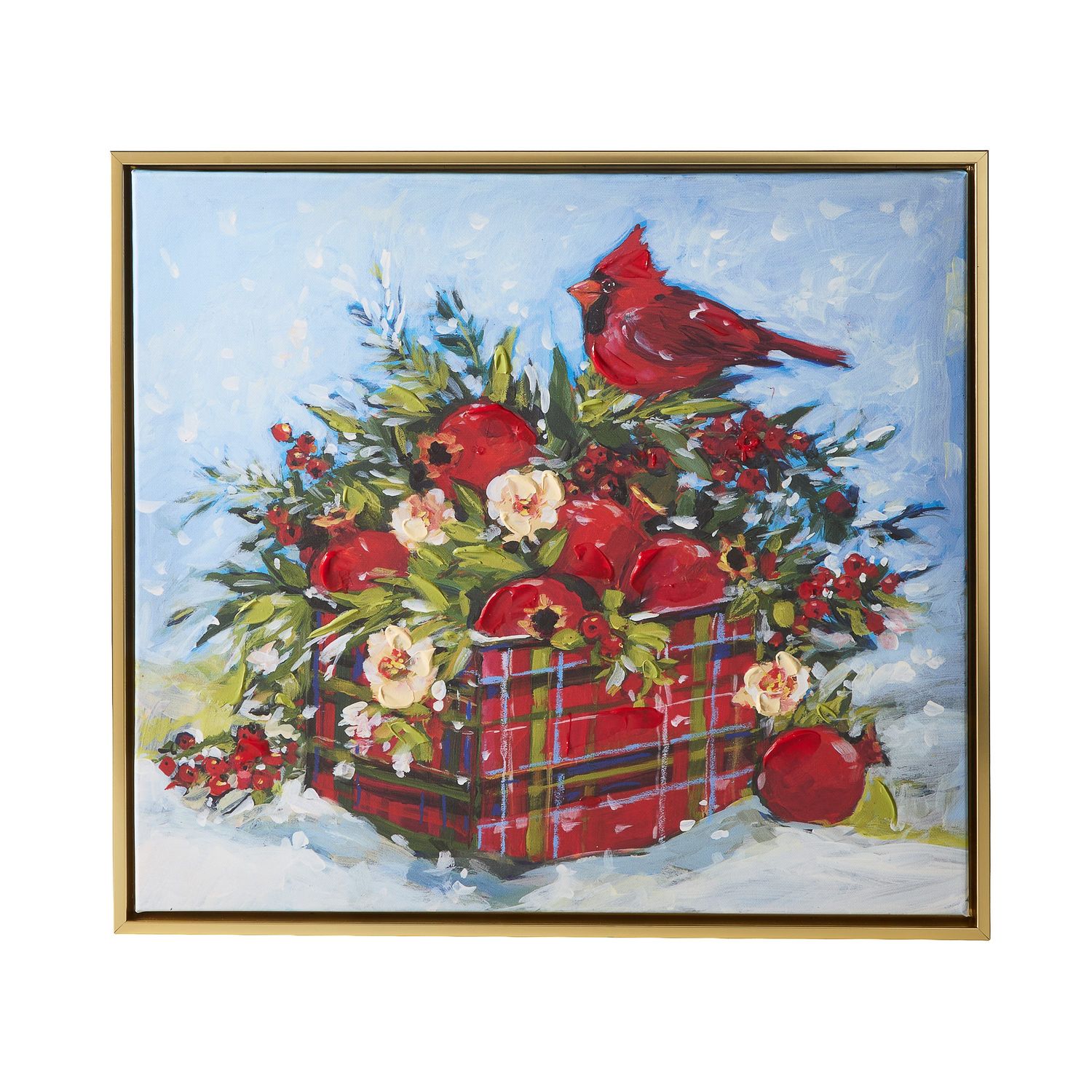 Homegrown Winter Arrangement Wall Art 20"