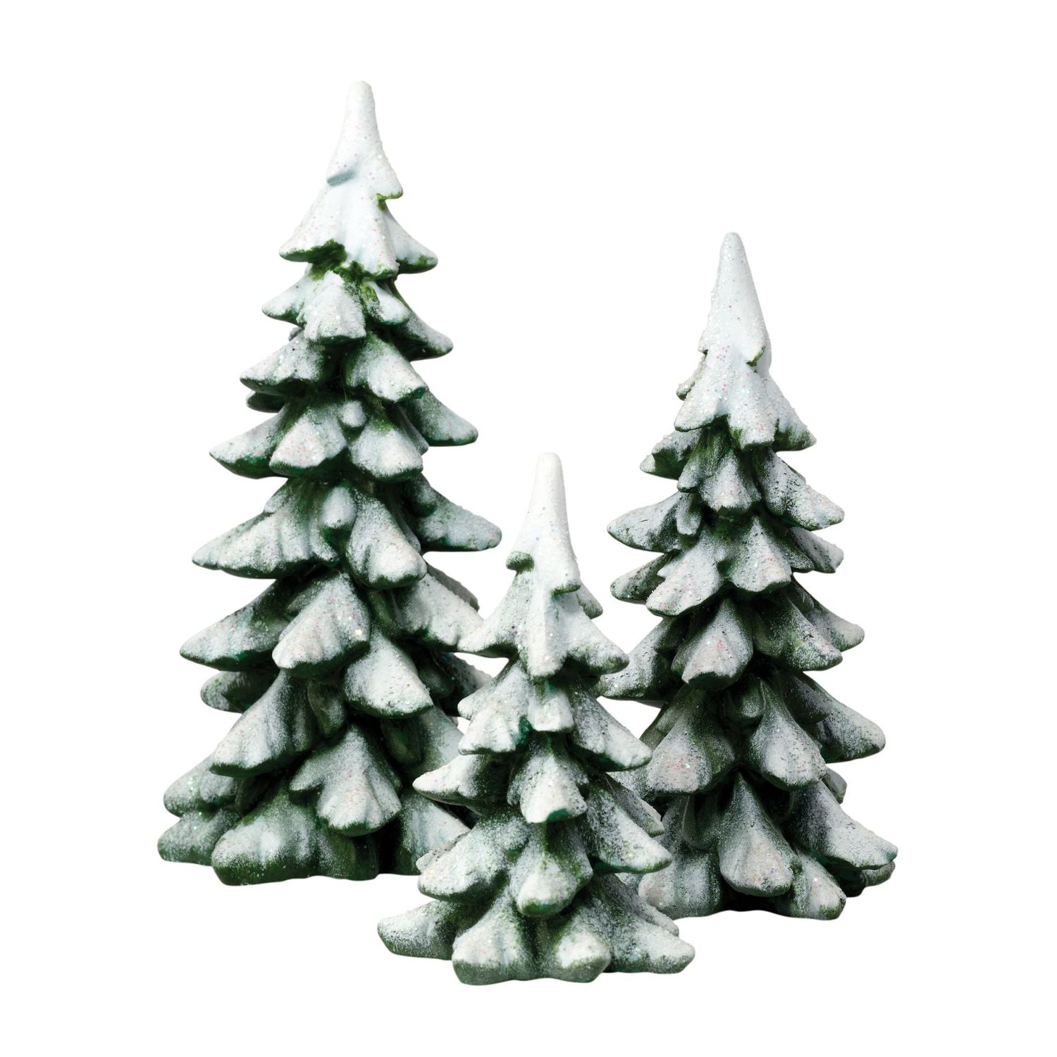 Dept. 56 Snow Village - Winter Pines - Set Of 3