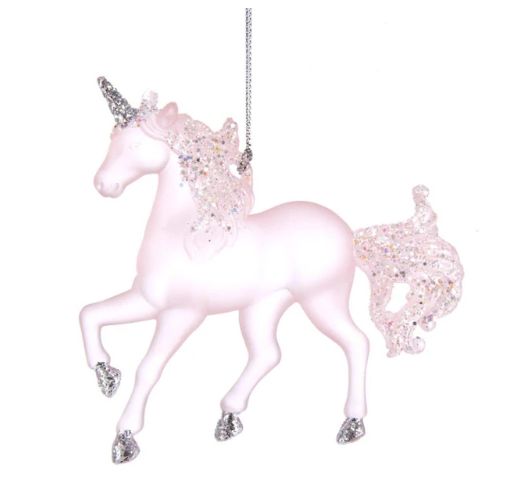 Pink Glitter Unicorn Orn