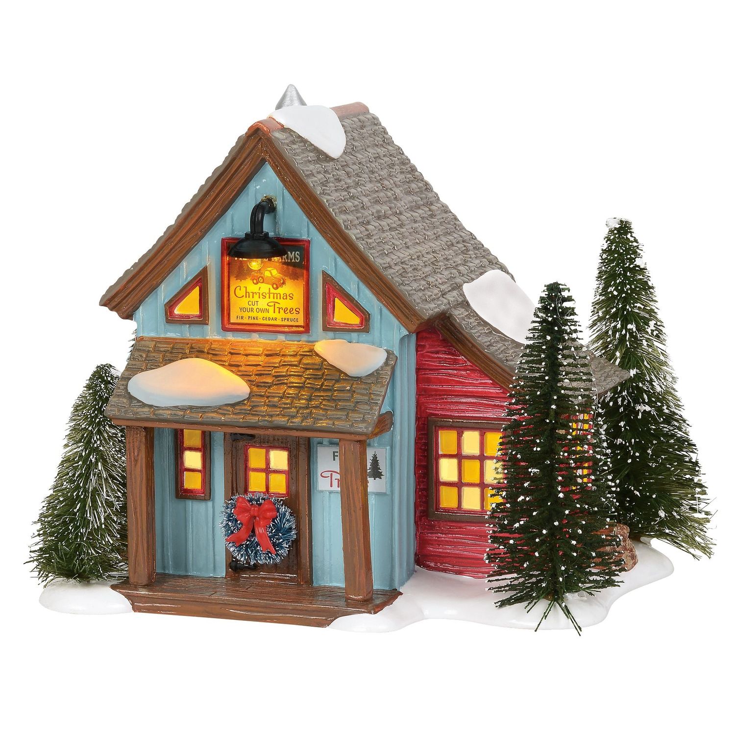 Dept. 56 Snow Village - Village Farms Tree Lot