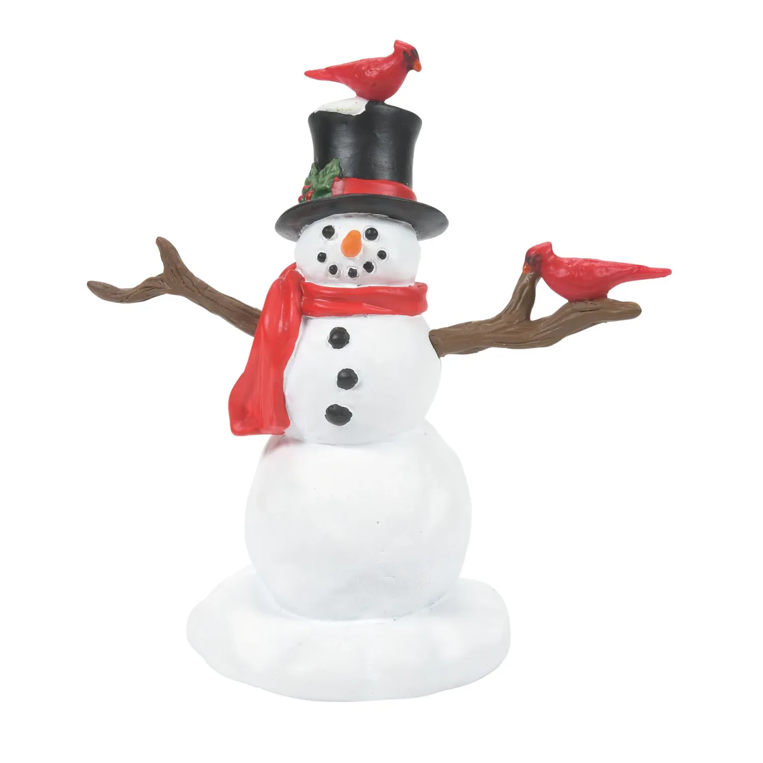 Dept. 56 Snow Village - Cardinal Christmas Snowman