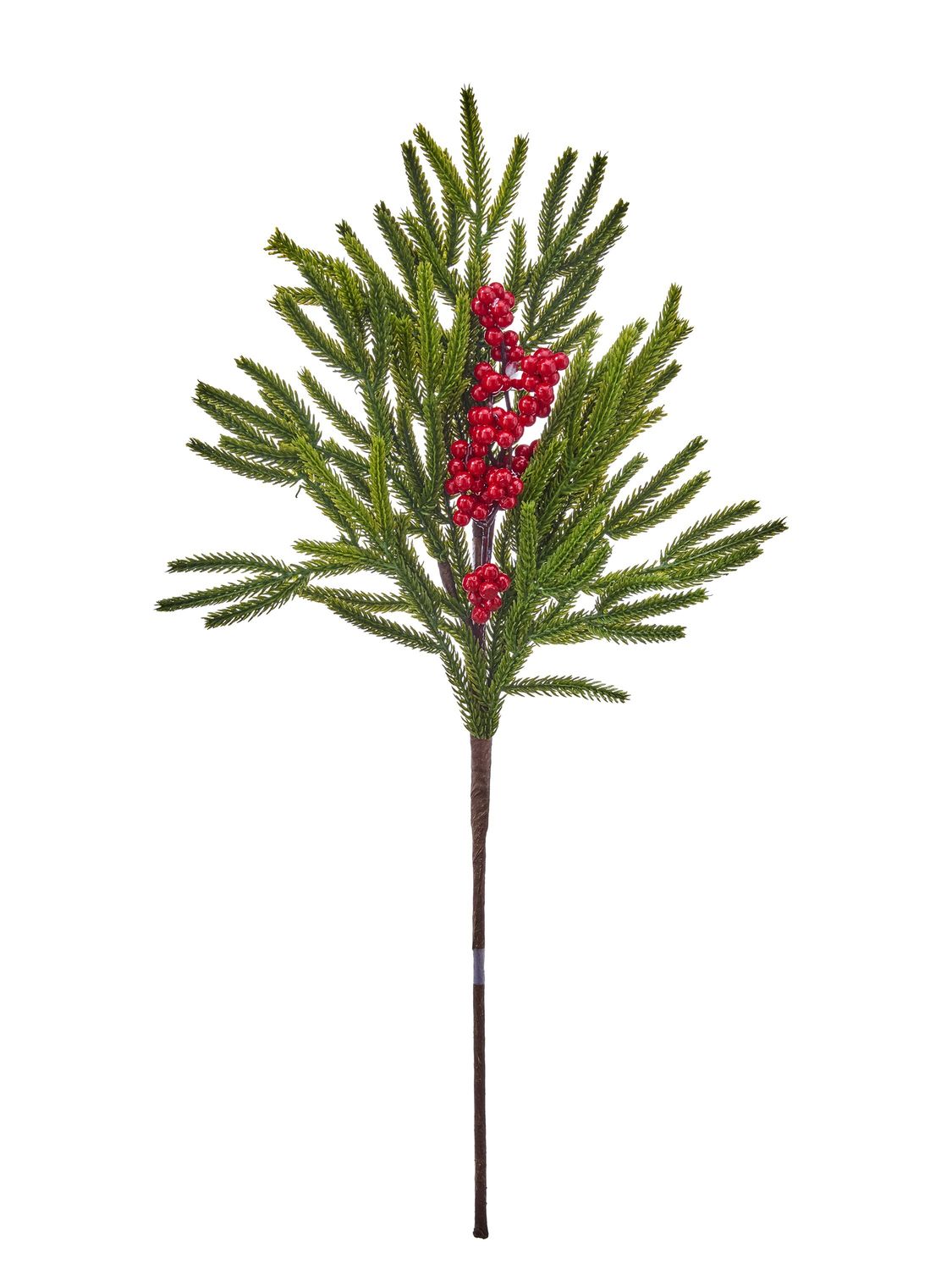 Real Touch Mini Norfolk Pine W/ Berry Spray - 24"