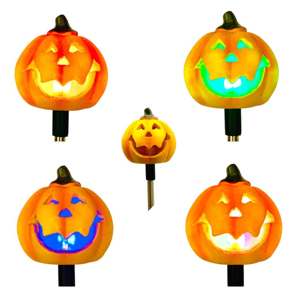Solar Garden Stake - Jack O Lantern