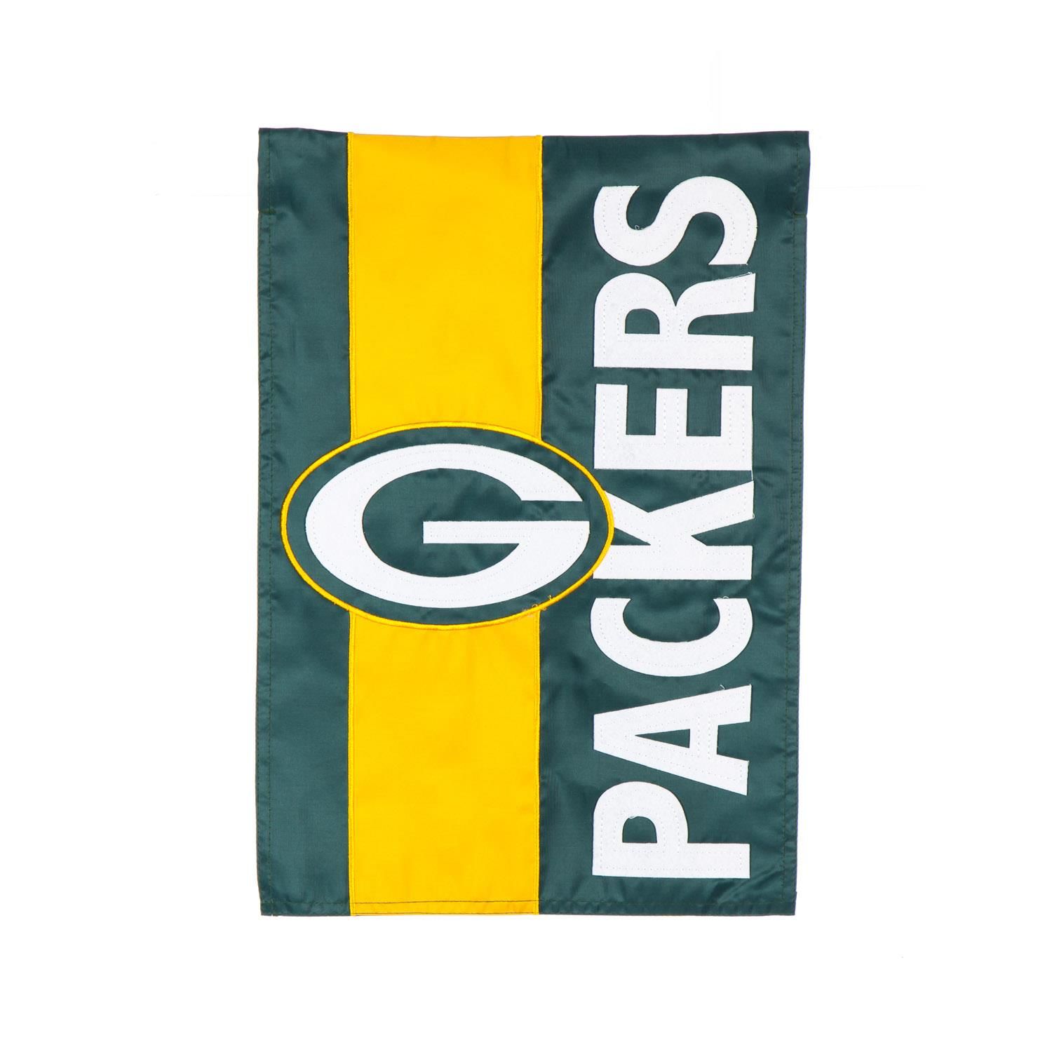 Embellished Garden Flag - Green Bay Packers