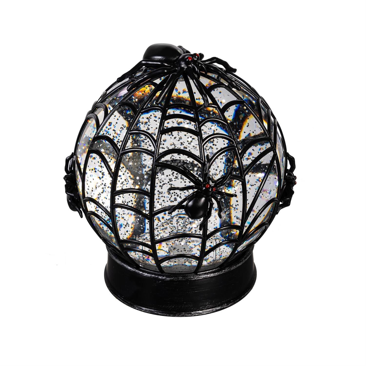 Water Lantern - Spider Web - 7.5" - Purple