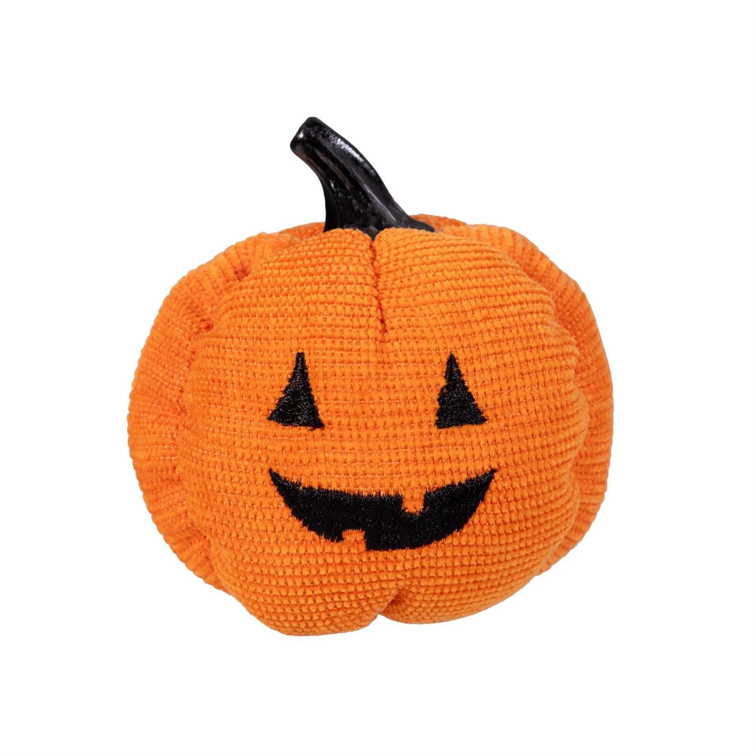 Fabric Jack O' Lantern - 3.5" - Orange