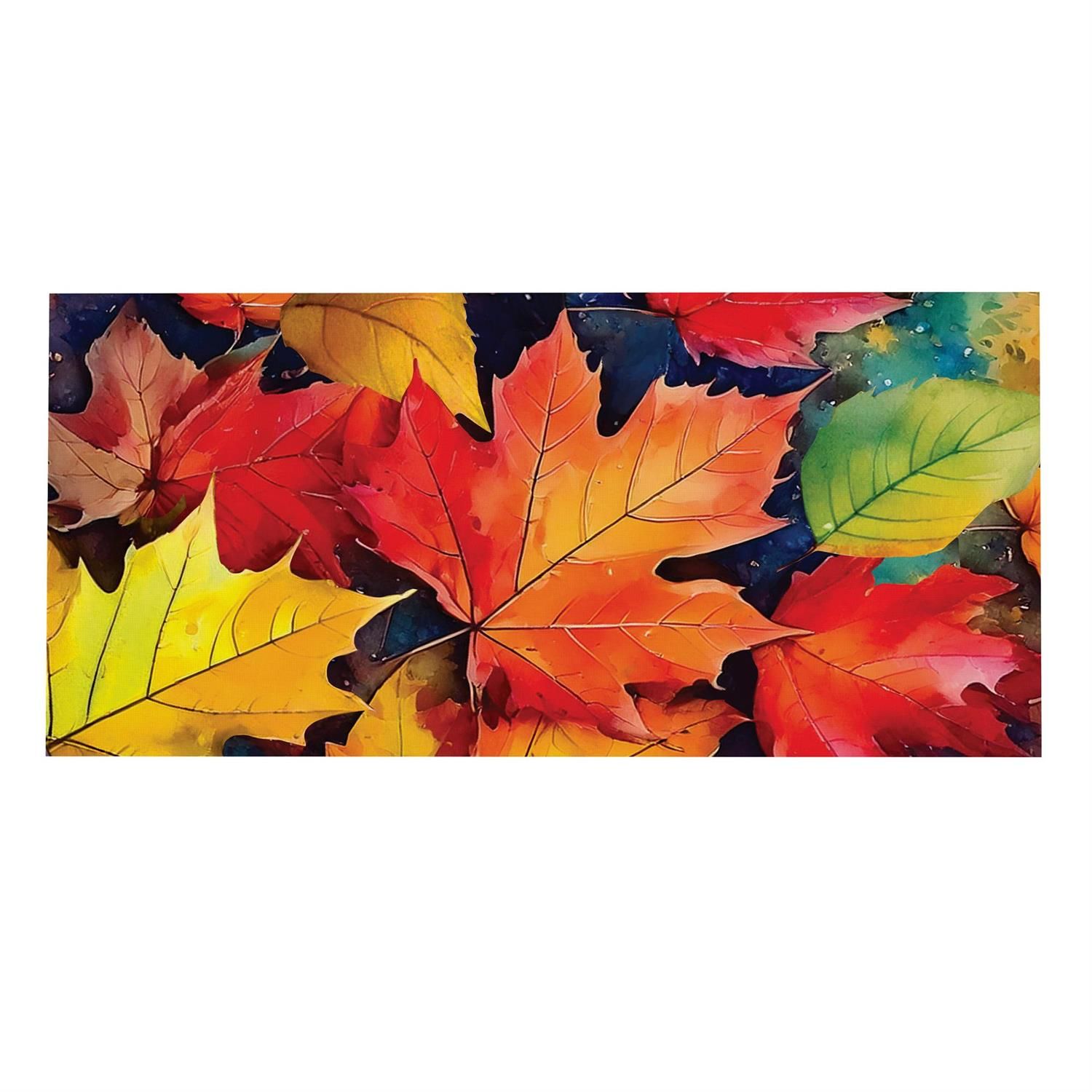 Sassafras Switch Mat - Multicolor Fallen Leaves