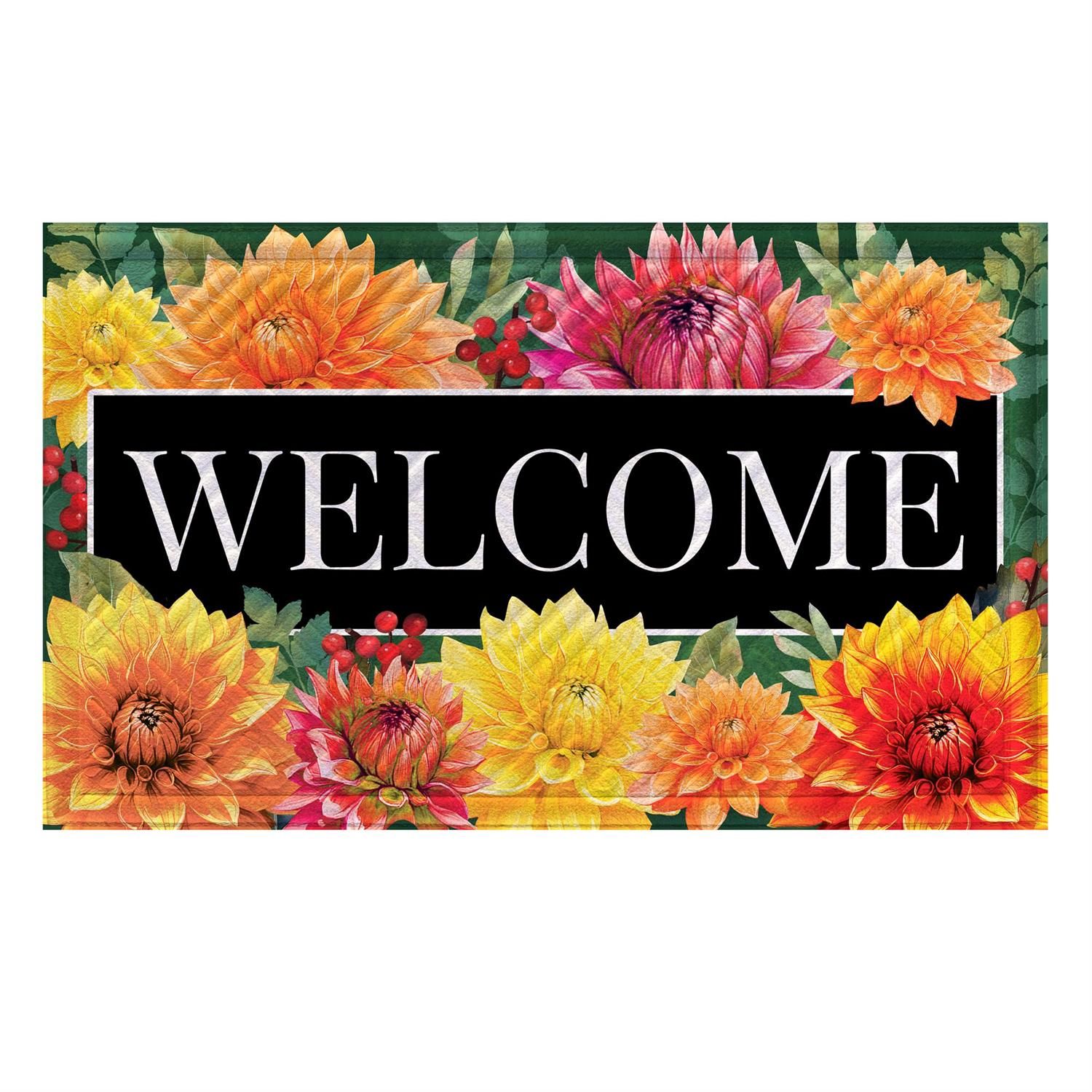 Embossed Mat - Fall Mums