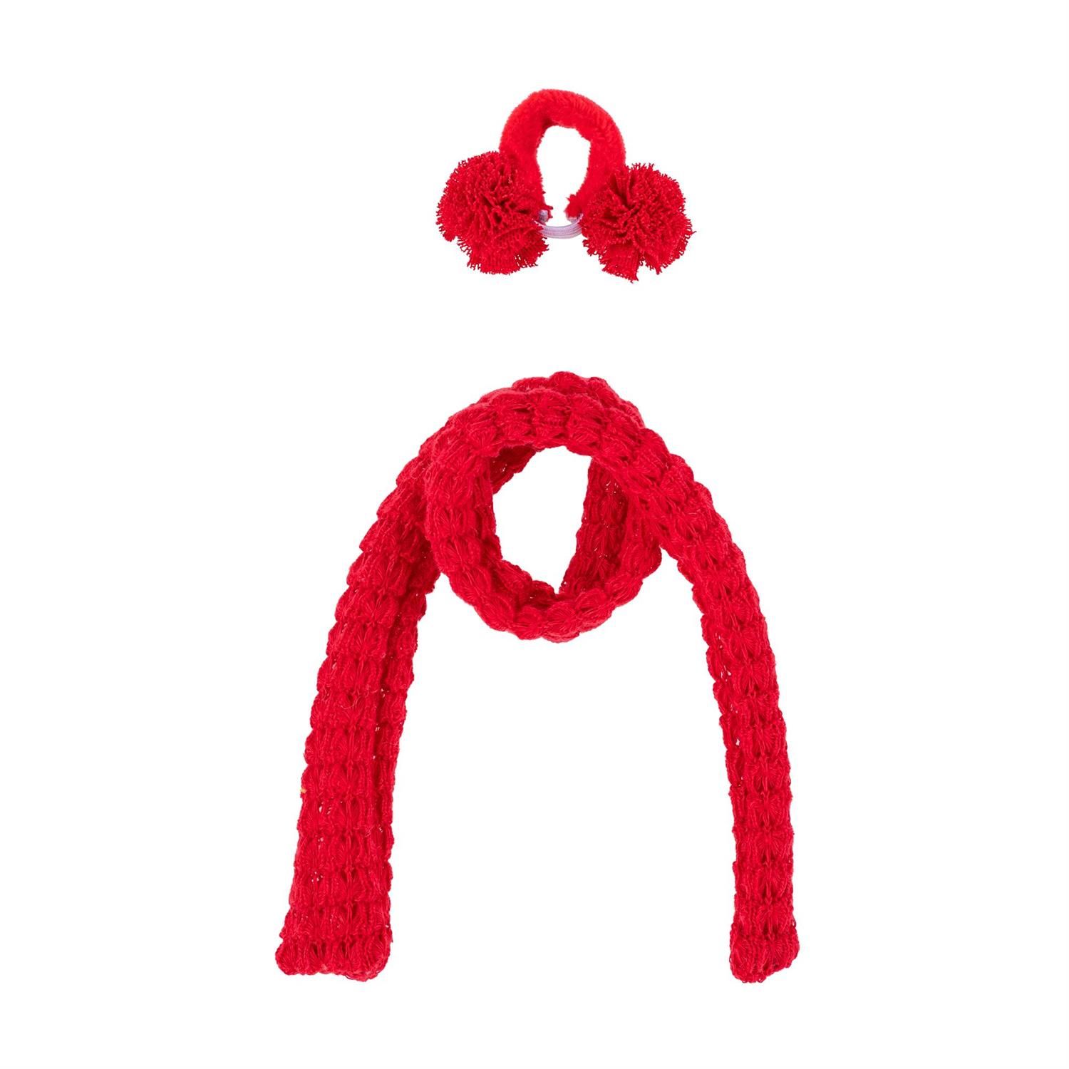 Gordy Goose Outfit - Winter Scarf and Earmuffs