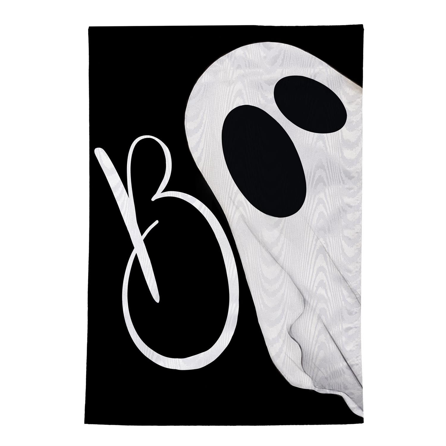 Moire Garden Flag - Boo Ghost