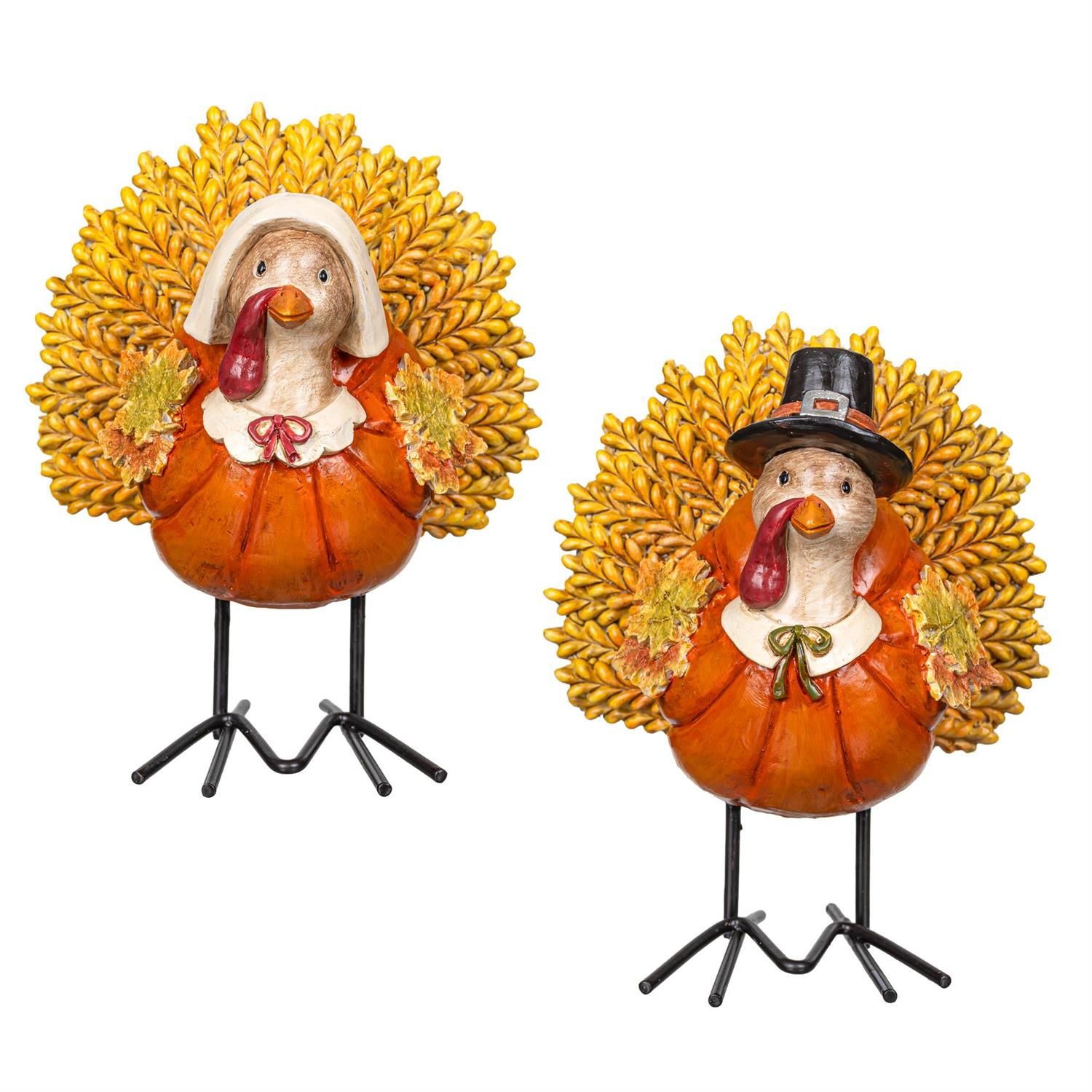 Turkey w/ Metal Feet - 4.5" - 2 Styles - Sold Individually