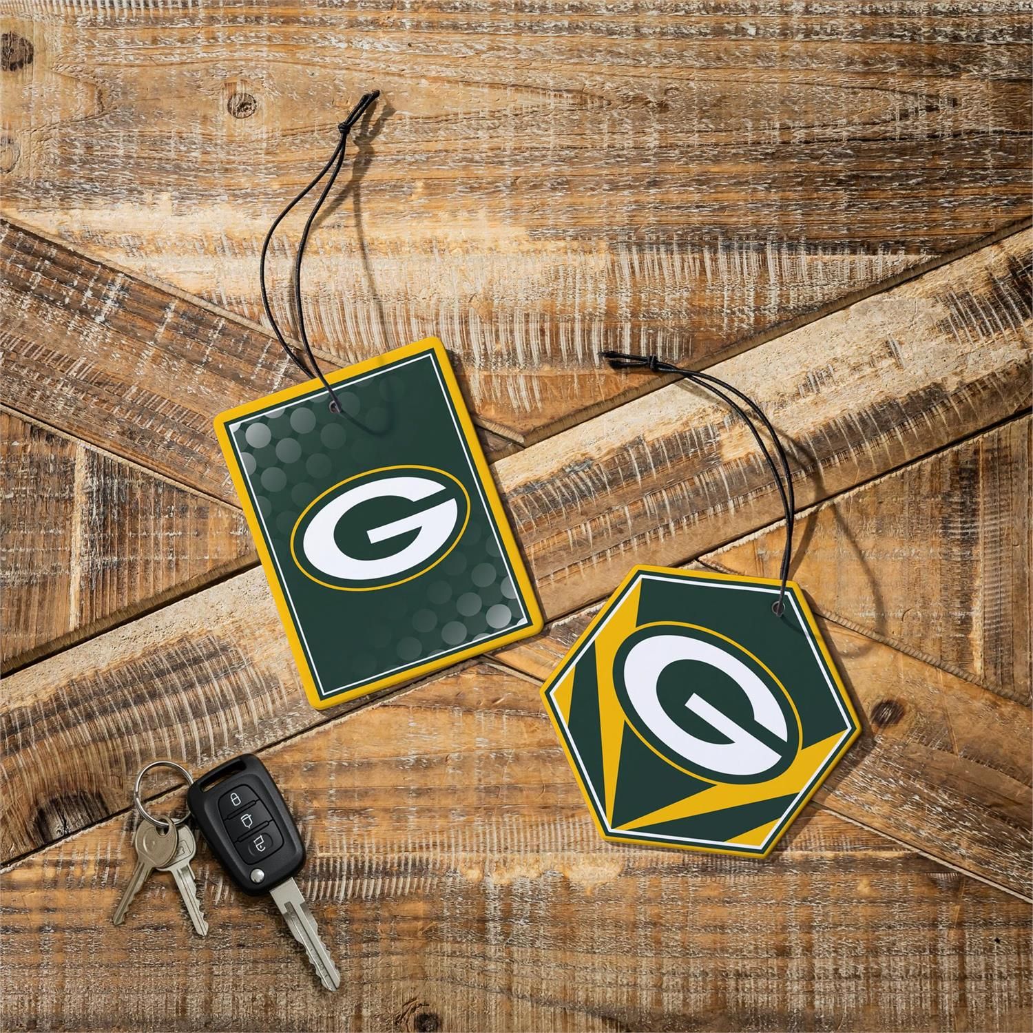 Car Air Freshener - Green Bay Packers - Set of 2