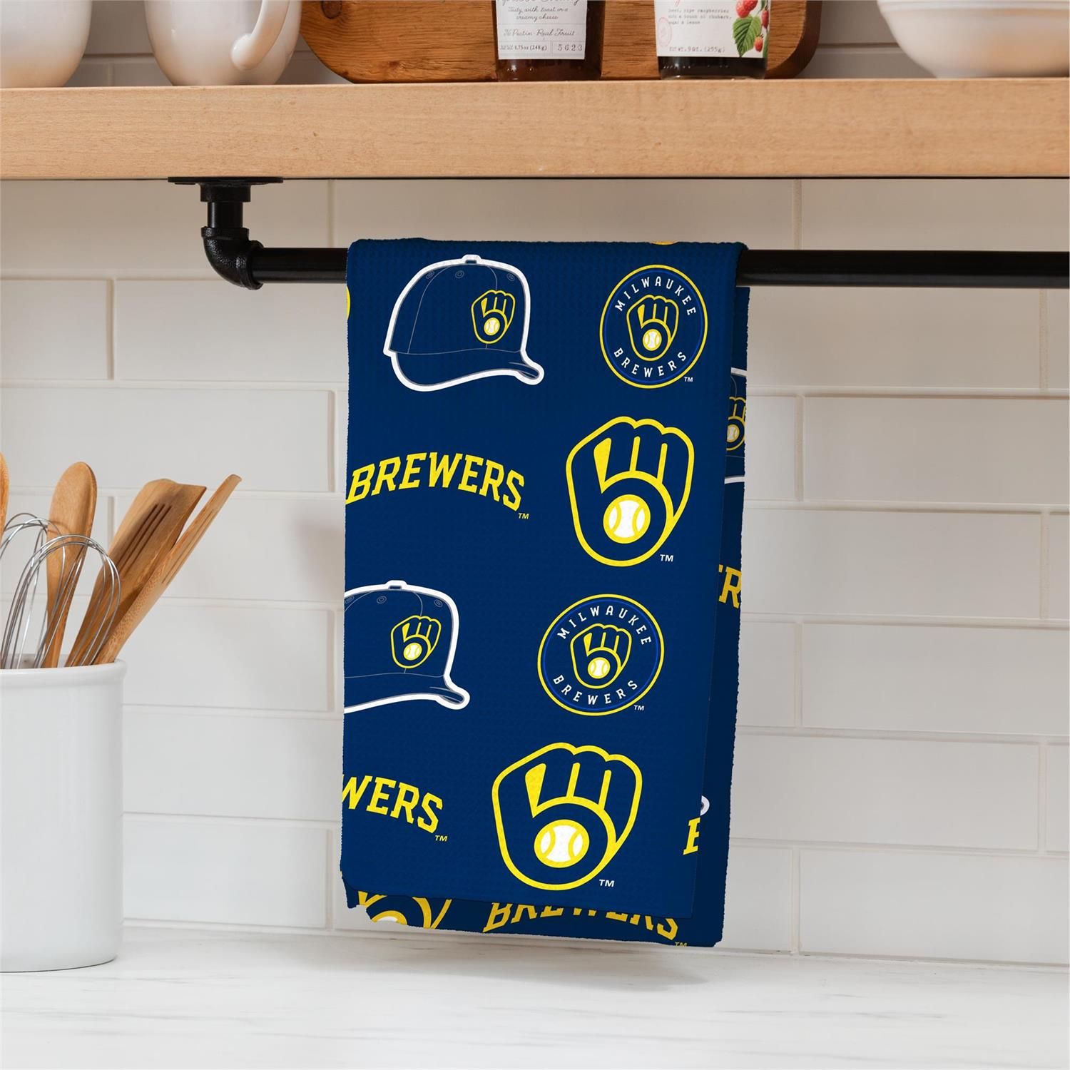 Quick Dry Kitchen Towel - Milwaukee Brewers