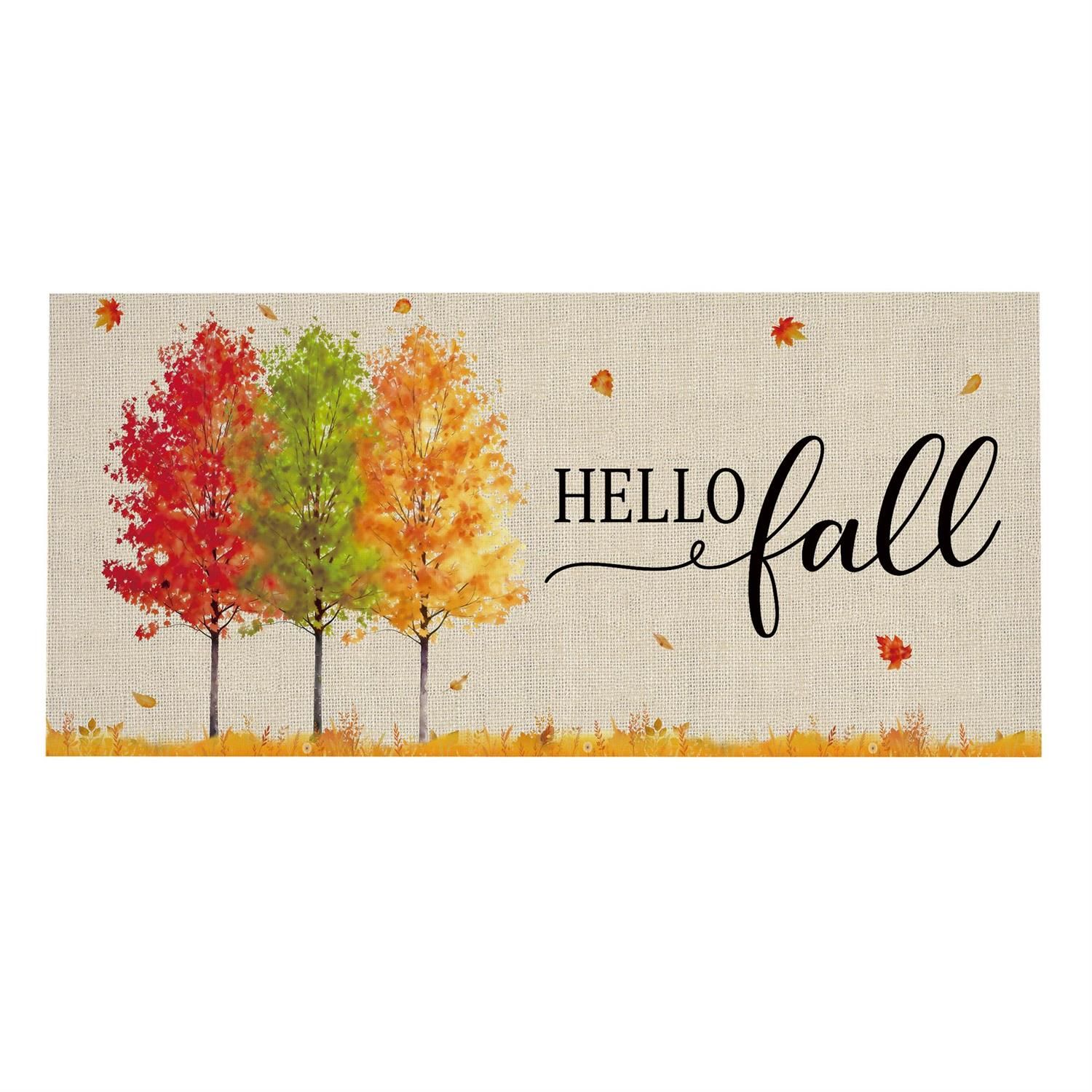 Sassafras Switch Mat - Hello Fall Autumn Trees