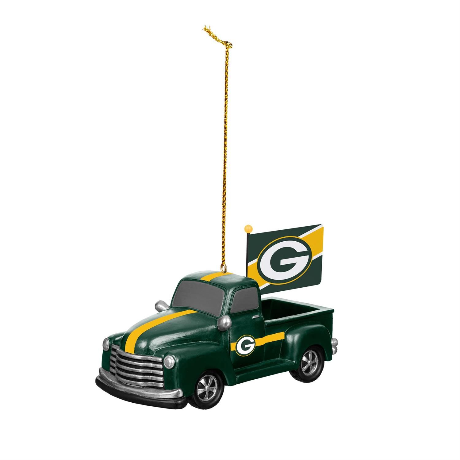 Green Bay Packers Rally Car Ornament