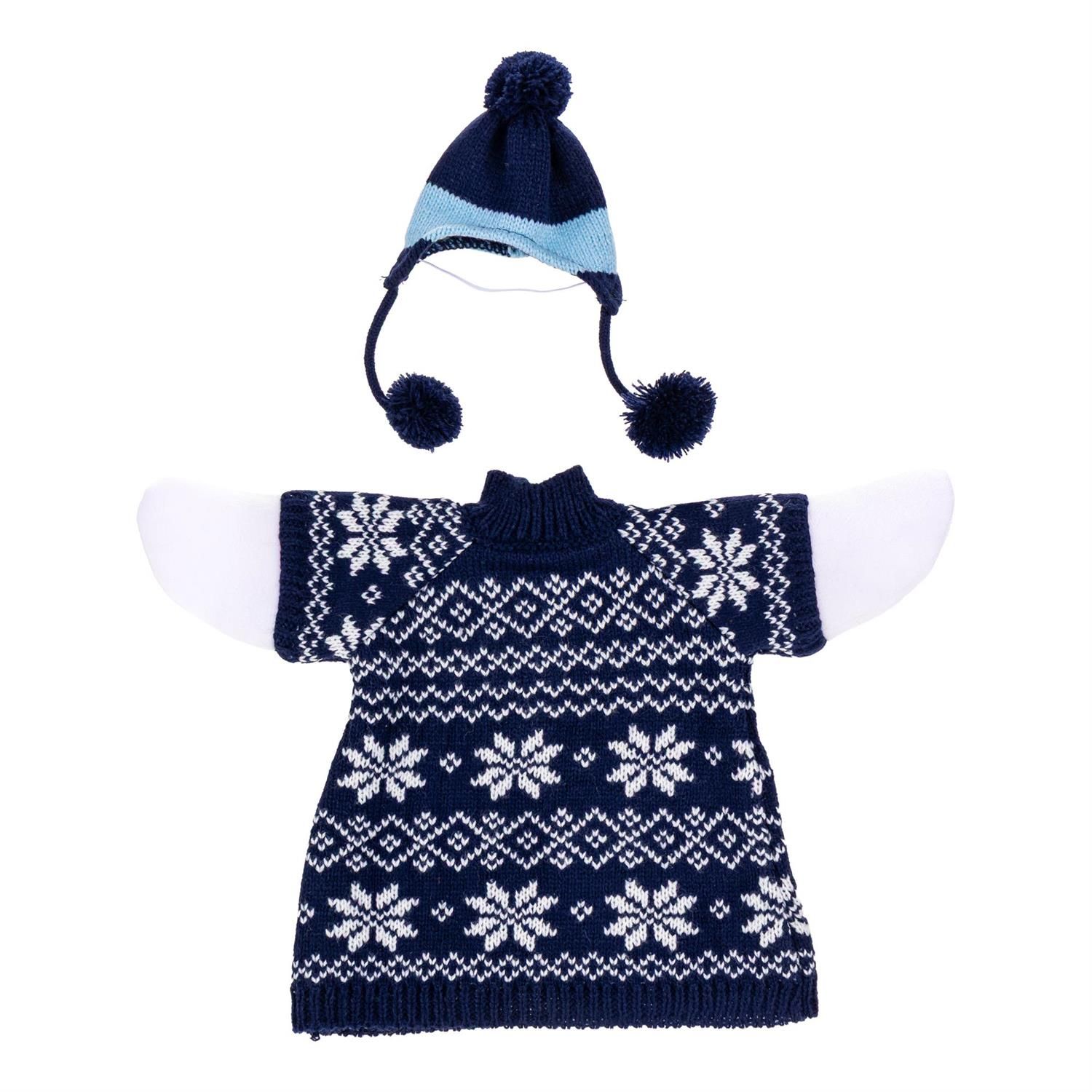 Giddy the Porch Goose Outfit - Blue Sweater