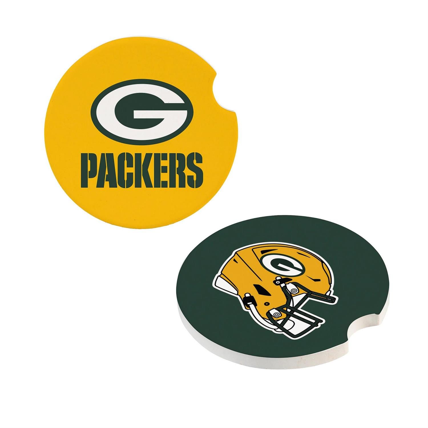 Car Coaster Set - Green Bay Packers