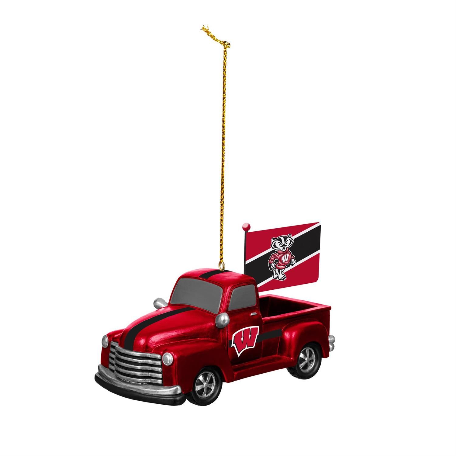 University of Wisconsin Madison Rally Truck Ornament
