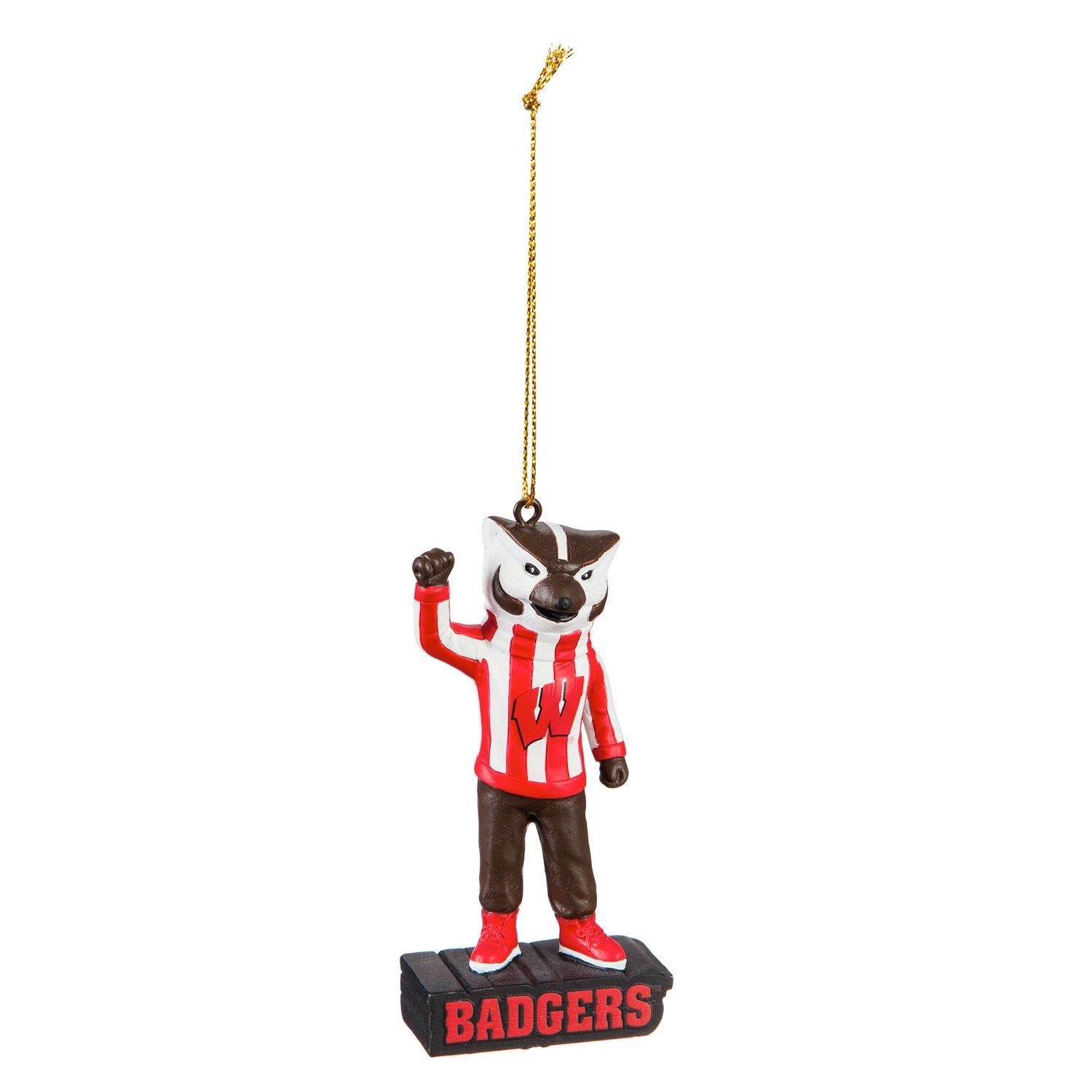 Bucky Badger Mascot Ornament