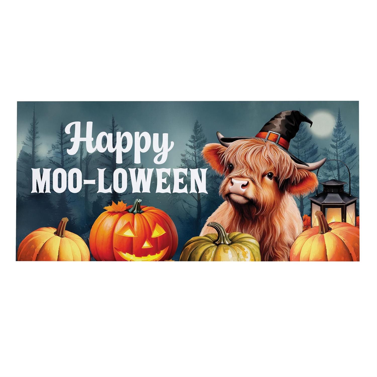 Sassafras Switch Mat - Haunted Highland Cow